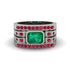 Emerald Majestic Splendor Men's Ring - Shiloh No. 51 image 1