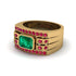 Emerald Majestic Splendor Men's Ring - Shiloh No. 49 image 3