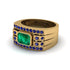 Emerald Majestic Splendor Men's Ring - Shiloh No. 64 image 3