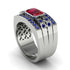 Ruby Majestic Splendor Men's Ring - Shiloh No. 72 image 2