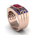 Ruby Majestic Splendor Men's Ring - Shiloh No. 71 image 2