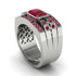 Ruby Majestic Splendor Men's Ring - Shiloh No. 57 image 2