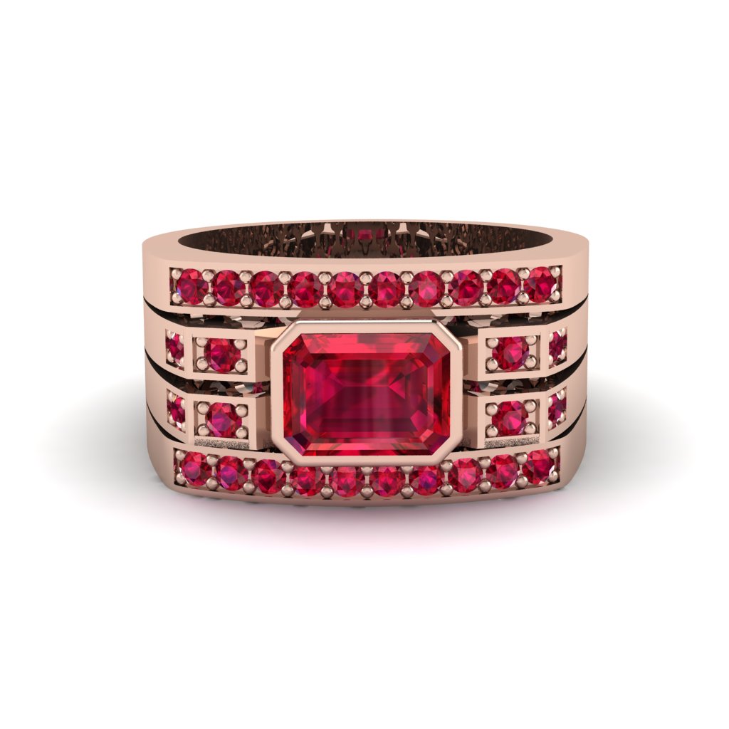 Ruby Majestic Splendor Men's Ring - Shiloh No. 56