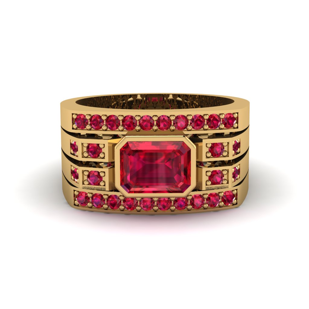 Ruby Majestic Splendor Men's Ring - Shiloh No. 55