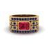 Ruby Majestic Splendor Men's Ring - Shiloh No. 70 image 1