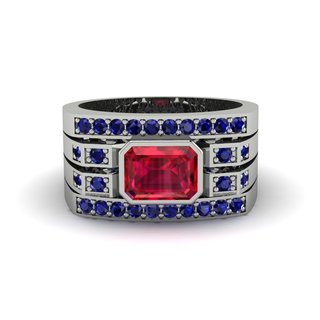 Ruby Majestic Splendor Men's Ring - Shiloh No. 72