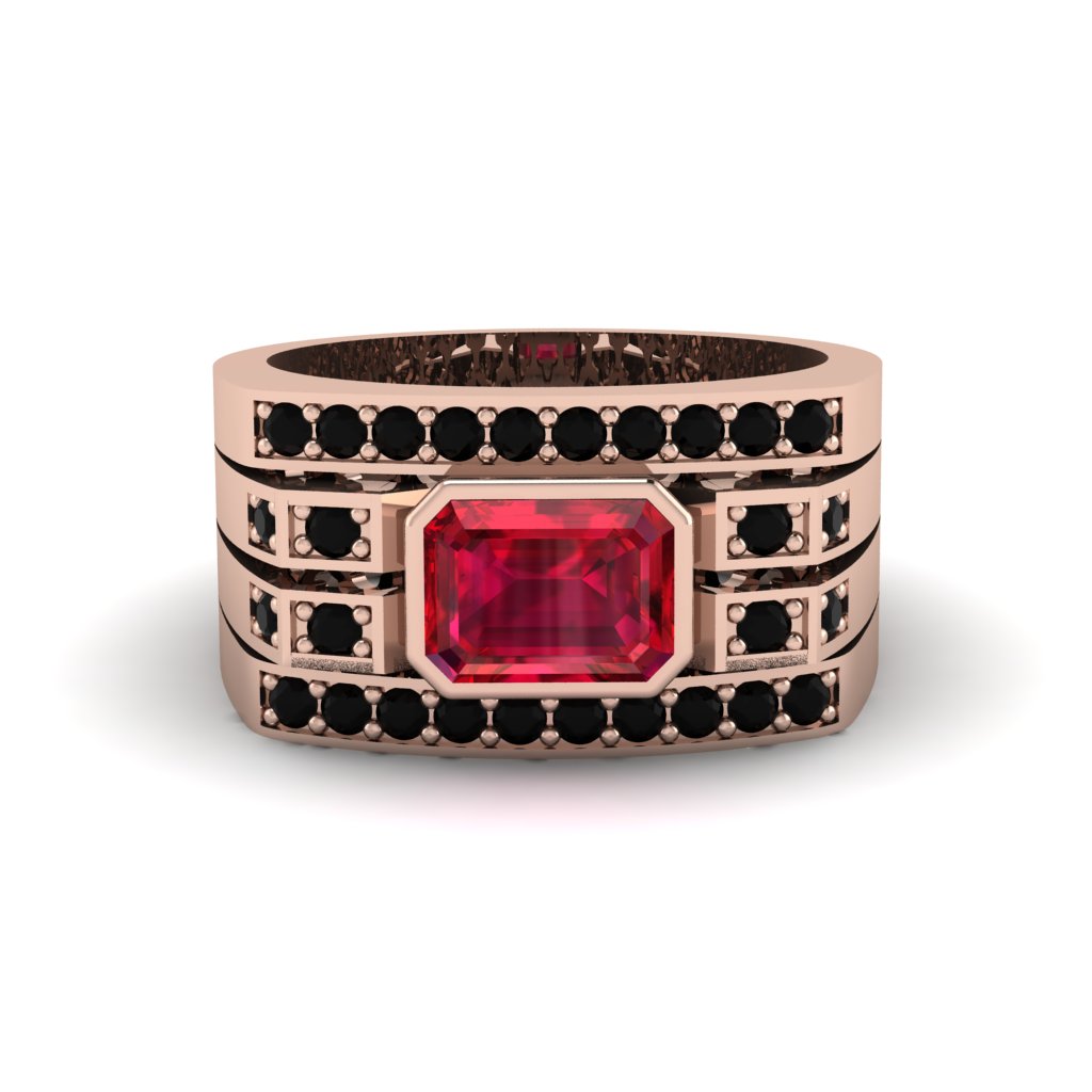 Ruby Majestic Splendor Men's Ring - Shiloh No. 41