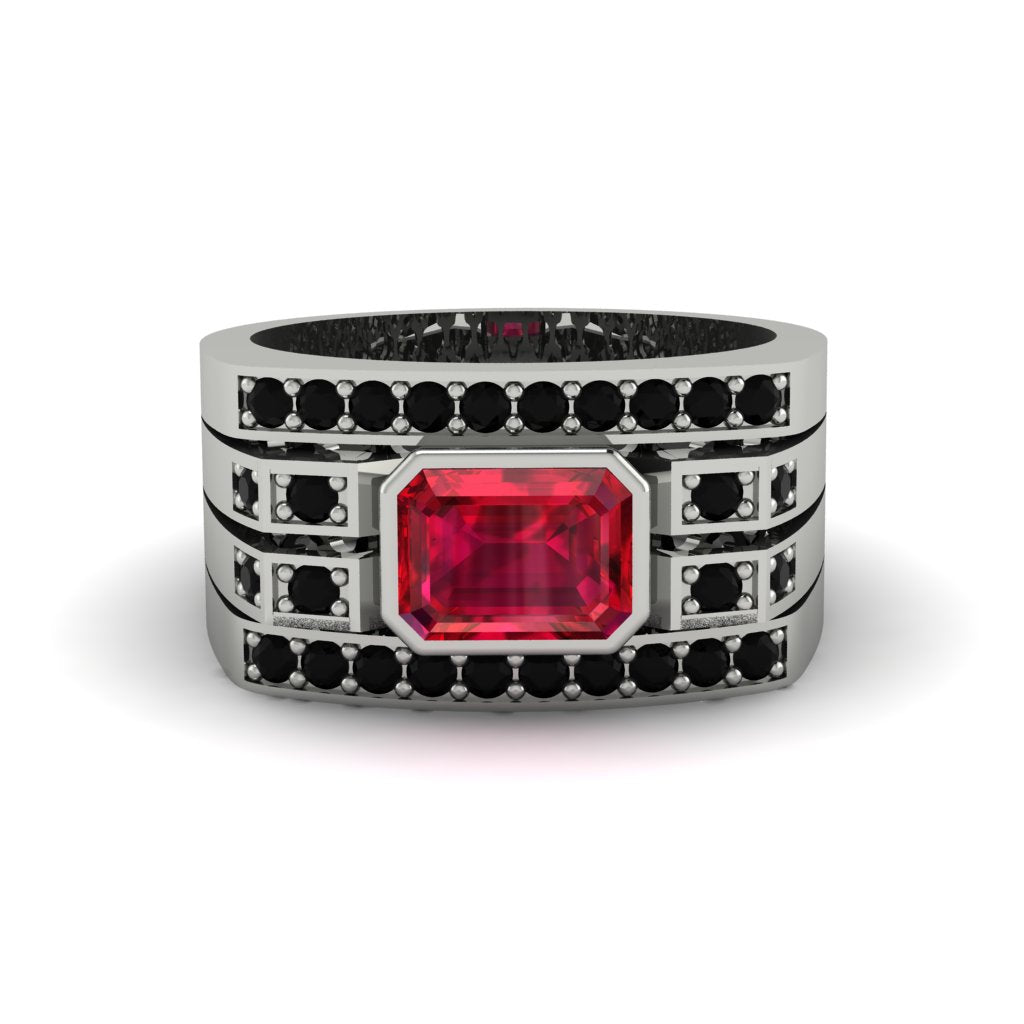 Ruby Majestic Splendor Men's Ring - Shiloh No. 42