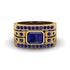 Sapphire Majestic Splendor Men's Ring - Shiloh No. 73 image 1