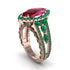 Ruby Majestic Splendor Engagement Ring - Antonella No. 26 image 1