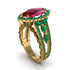 Ruby Majestic Splendor Engagement Ring - Antonella No. 25 image 1