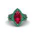 Ruby Majestic Splendor Engagement Ring - Antonella No. 27 image 2