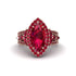 Ruby Majestic Splendor Engagement Ring - Antonella No. 56 image 2