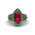 Ruby Majestic Splendor Engagement Ring - Antonella No. 26 image 2
