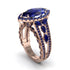 Sapphire Majestic Splendor Engagement Ring - Antonella No. 74 image 1
