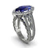 Sapphire Majestic Splendor Engagement Ring - Antonella No. 15 image 1