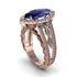 Sapphire Majestic Splendor Engagement Ring - Antonella No. 14 image 1