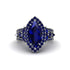 Sapphire Majestic Splendor Engagement Ring - Antonella No. 75 image 2
