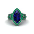 Sapphire Majestic Splendor Engagement Ring - Antonella No. 30 image 2