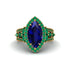 Sapphire Majestic Splendor Engagement Ring - Antonella No. 28 image 2