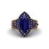 Sapphire Majestic Splendor Engagement Ring - Antonella No. 73 image 2
