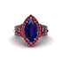 Sapphire Majestic Splendor Engagement Ring - Antonella No. 60 image 2