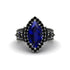 Sapphire Majestic Splendor Engagement Ring - Antonella No. 45 image 2