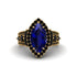 Sapphire Majestic Splendor Engagement Ring - Antonella No. 43 image 2