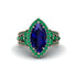 Sapphire Majestic Splendor Engagement Ring - Antonella No. 29 image 2
