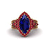 Sapphire Majestic Splendor Engagement Ring - Antonella No. 58 image 2