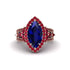 Sapphire Majestic Splendor Engagement Ring - Antonella No. 59 image 2