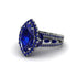 Sapphire Majestic Splendor Engagement Ring - Antonella No. 75 image 3