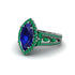 Sapphire Majestic Splendor Engagement Ring - Antonella No. 30 image 3
