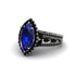 Sapphire Majestic Splendor Engagement Ring - Antonella No. 45 image 3