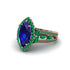 Sapphire Majestic Splendor Engagement Ring - Antonella No. 29 image 3