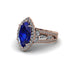 Sapphire Majestic Splendor Engagement Ring - Antonella No. 14 image 3