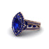 Sapphire Majestic Splendor Engagement Ring - Antonella No. 74 image 3