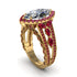 Diamond Majestic Splendor Engagement Ring - Antonella No. 46 image 1