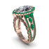 Diamond Majestic Splendor Engagement Ring - Antonella No. 17 image 1