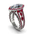 Diamond Majestic Splendor Engagement Ring - Antonella No. 48 image 1