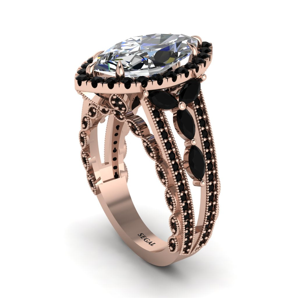 Diamond Majestic Splendor Engagement Ring - Antonella No. 32