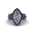 Diamond Majestic Splendor Engagement Ring - Antonella No. 62 image 2