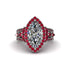 Diamond Majestic Splendor Engagement Ring - Antonella No. 48 image 2