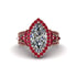 Diamond Majestic Splendor Engagement Ring - Antonella No. 47 image 2