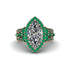 Diamond Majestic Splendor Engagement Ring - Antonella No. 17 image 2