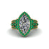 Diamond Majestic Splendor Engagement Ring - Antonella No. 16 image 2