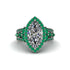 Diamond Majestic Splendor Engagement Ring - Antonella No. 18 image 2