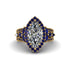 Diamond Majestic Splendor Engagement Ring - Antonella No. 61 image 2