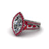 Diamond Majestic Splendor Engagement Ring - Antonella No. 48 image 3