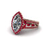 Diamond Majestic Splendor Engagement Ring - Antonella No. 47 image 3